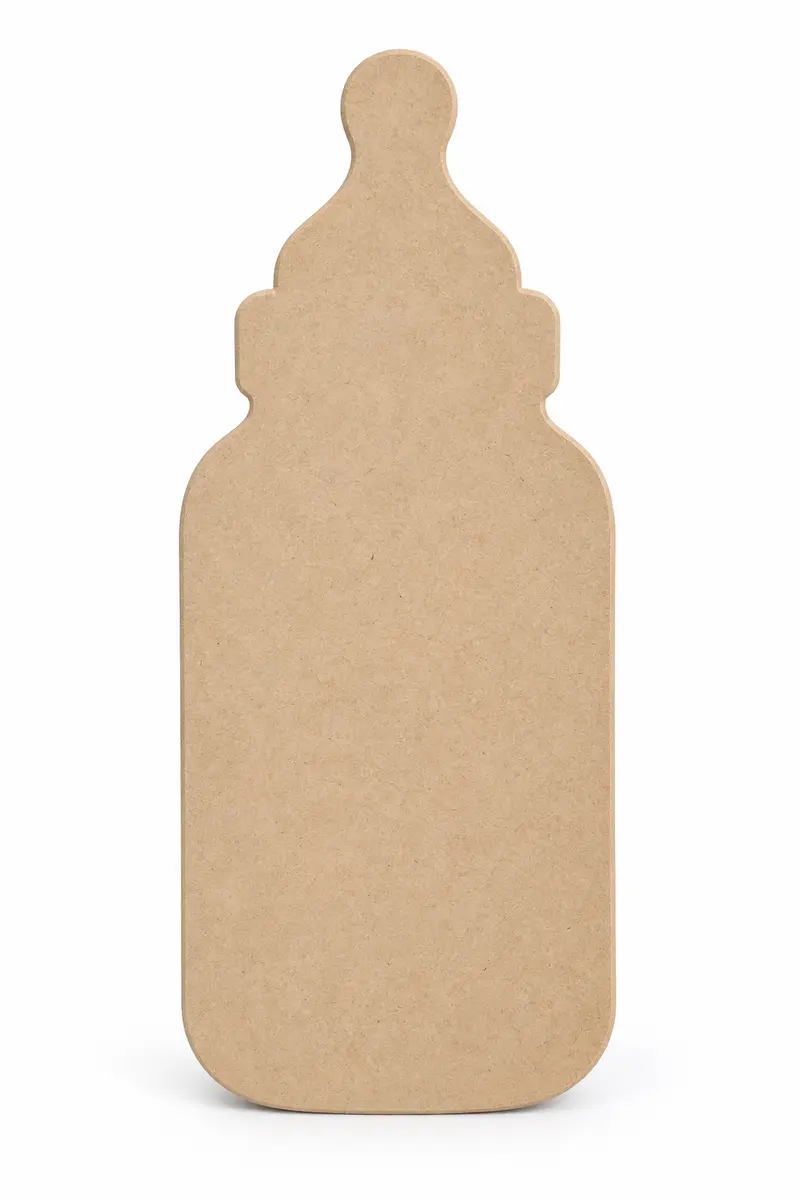 Baby Bottle unfinished MDF cutout