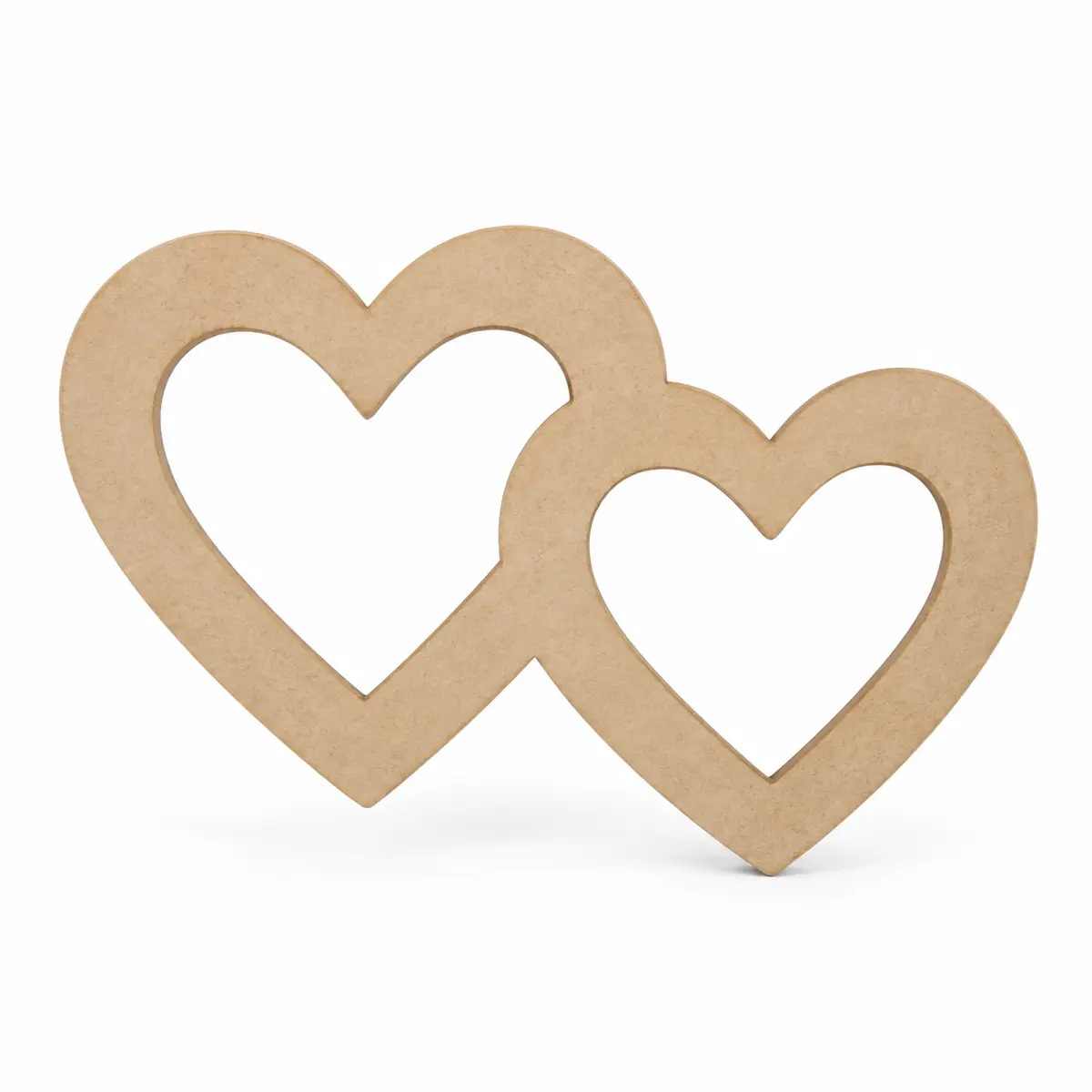 Anniversary Hearts unfinished MDF cutout