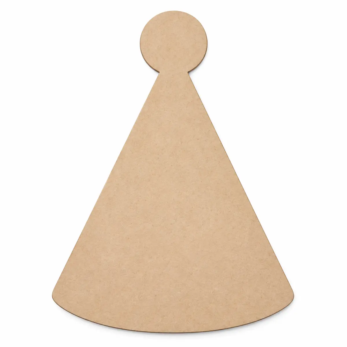 Birthday Party Hat unfinished MDF cutout
