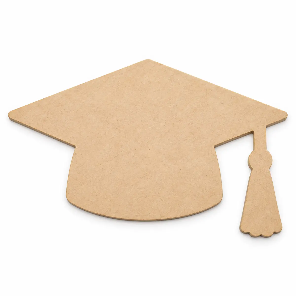 Graduation Cap unfinished MDF cutout