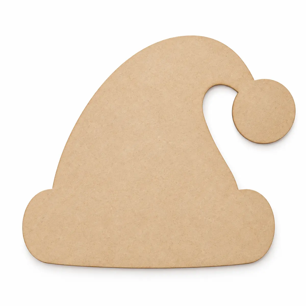 Santa Hat unfinished MDF cutout