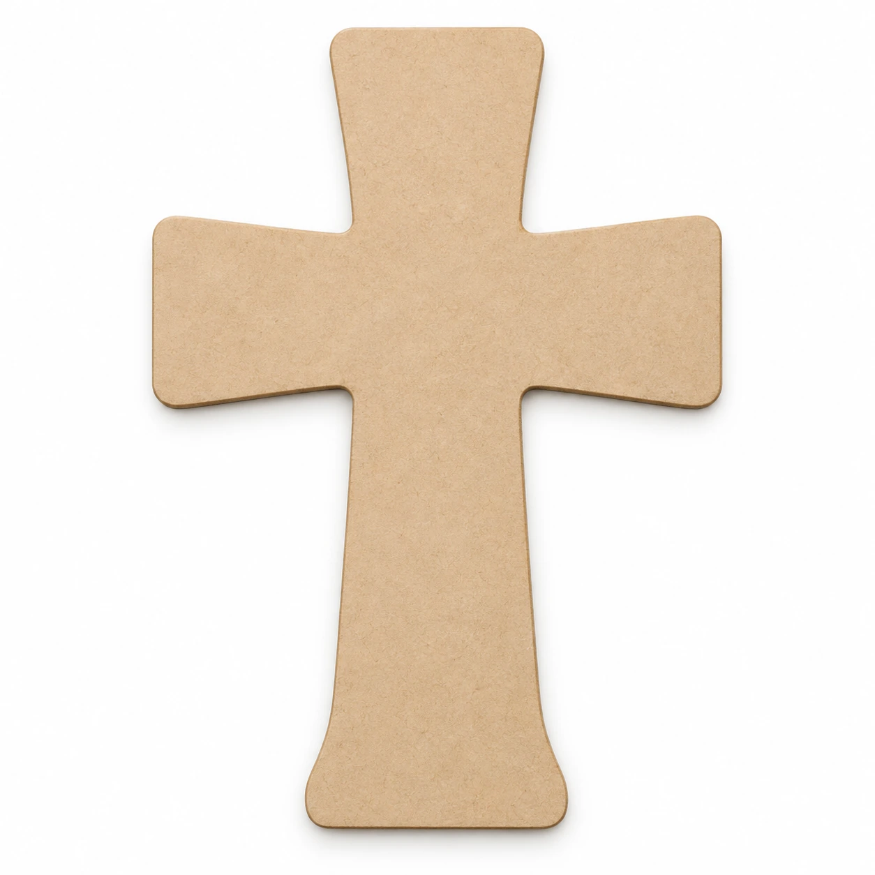 Christian Cross unfinished MDF cutout