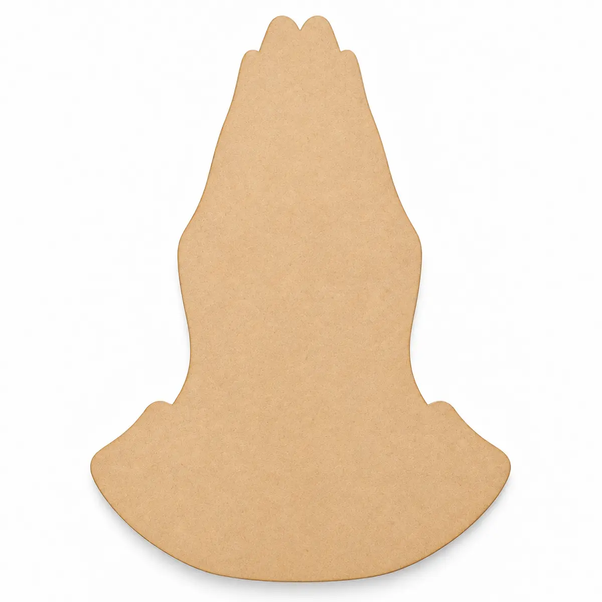 Praying Hands unfinished MDF cutout