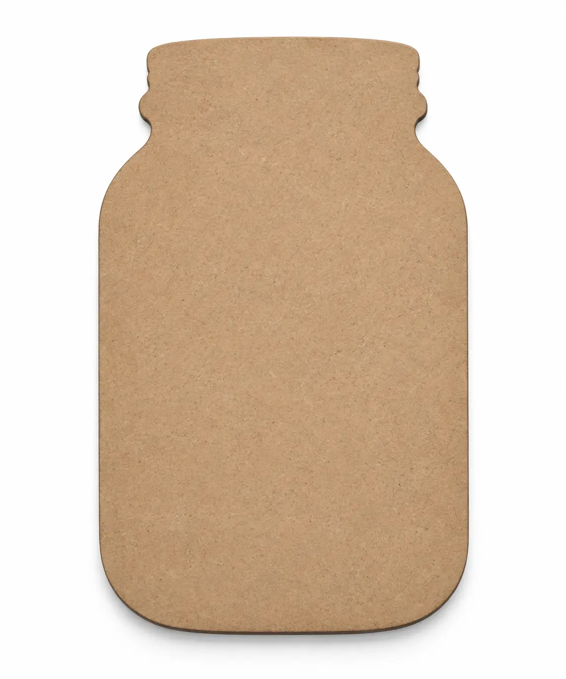 Mason Jar unfinished MDF cutout