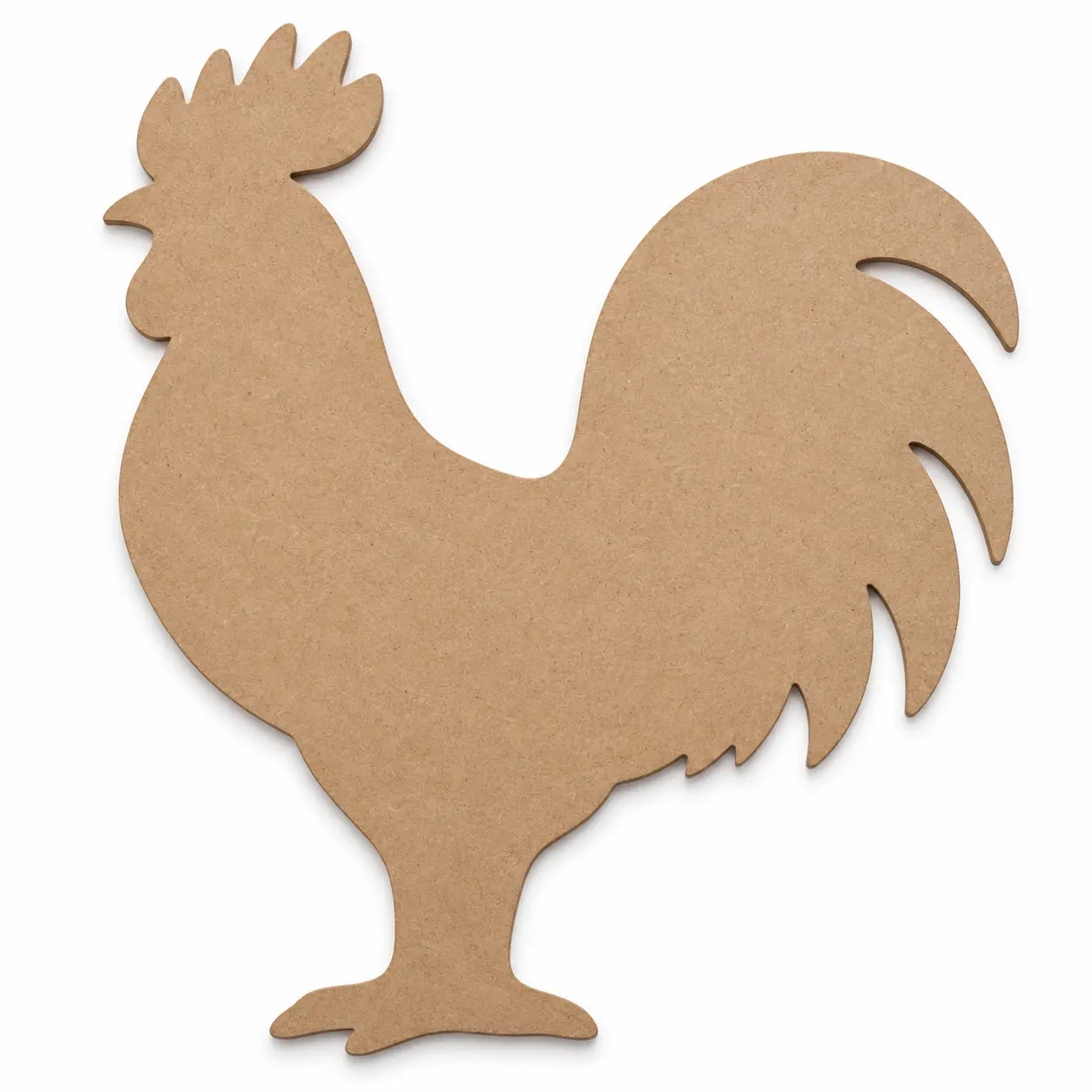 Rooster unfinished MDF cutout