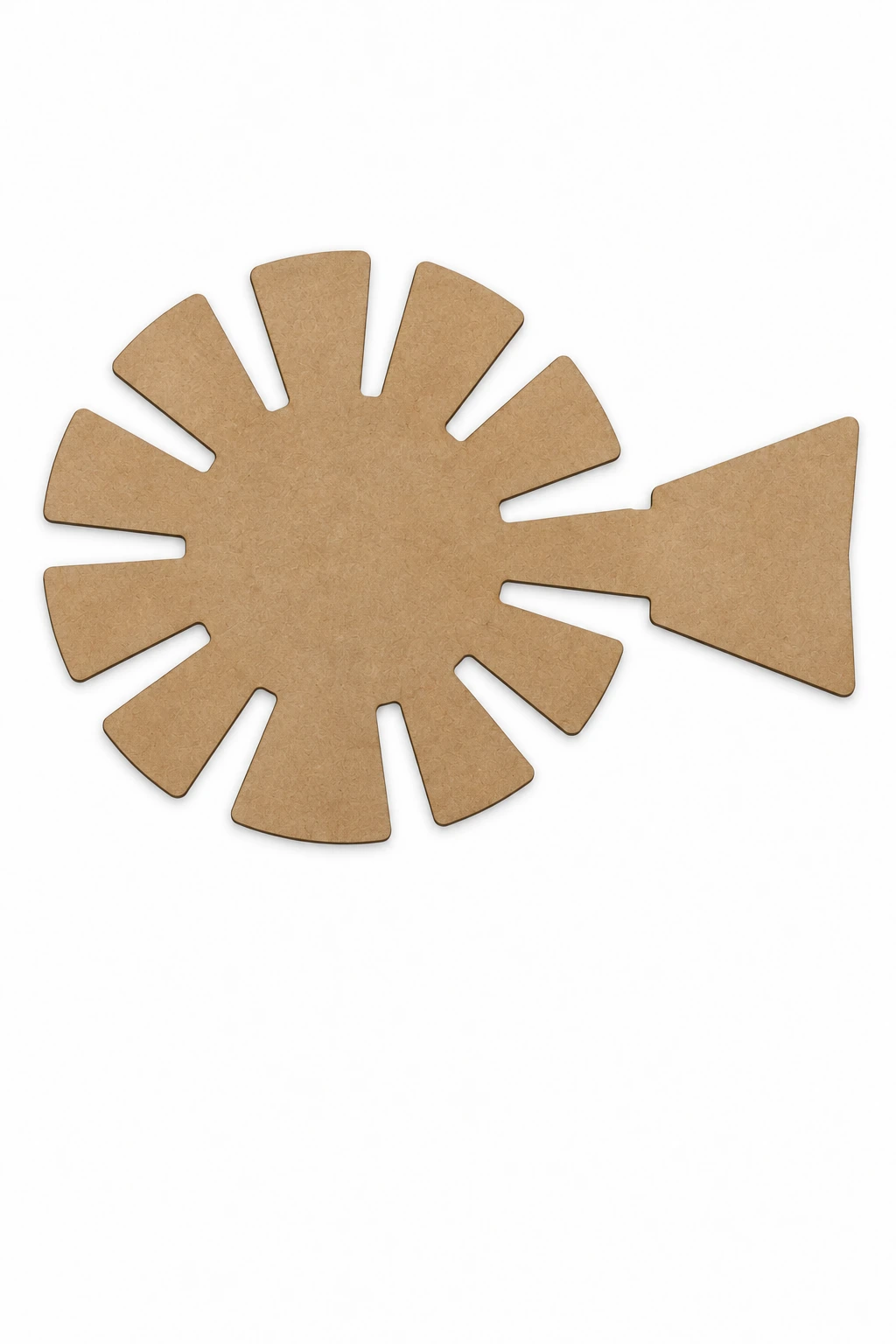 Windmill Wheel unfinished MDF cutout