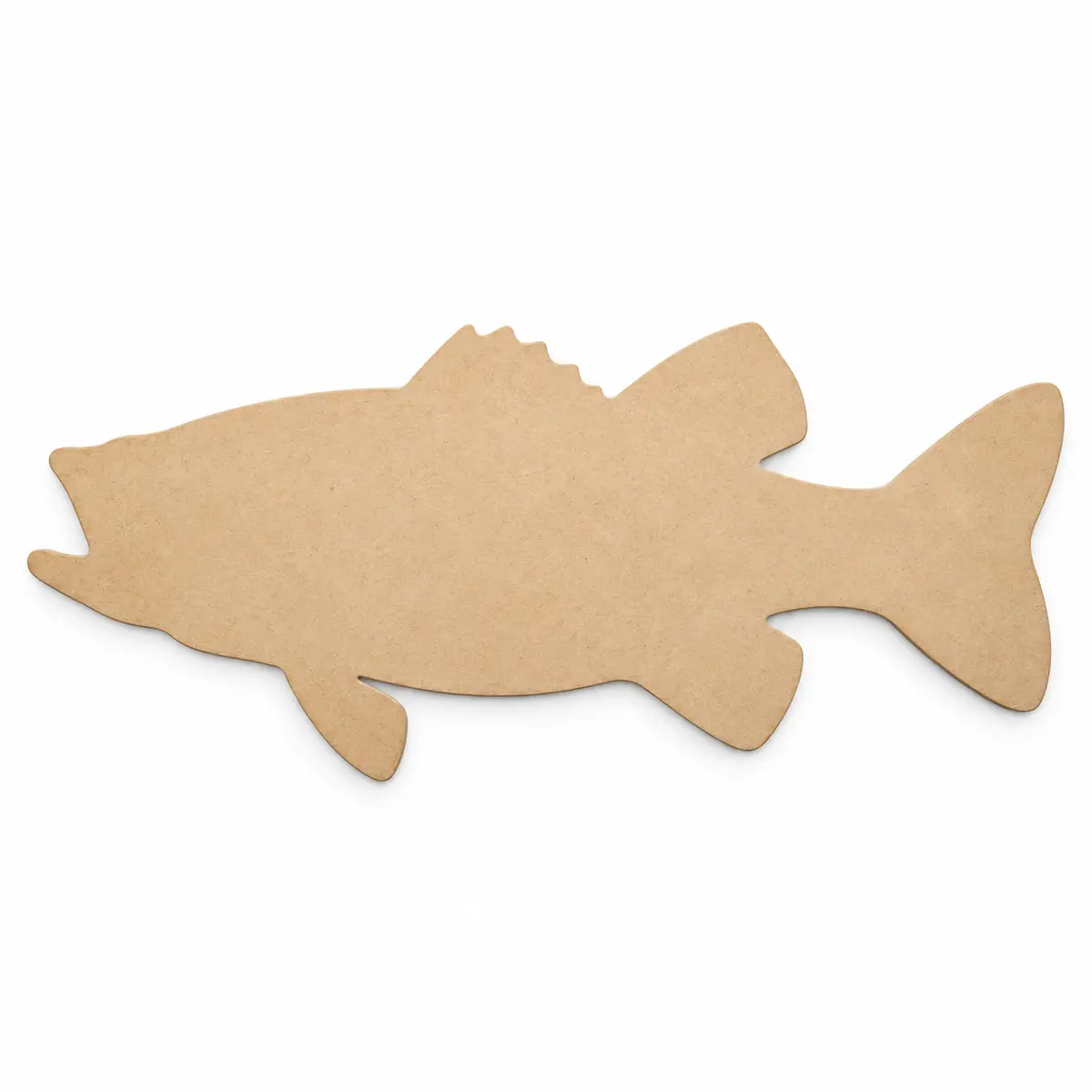 Largemouth Bass unfinished MDF cutout
