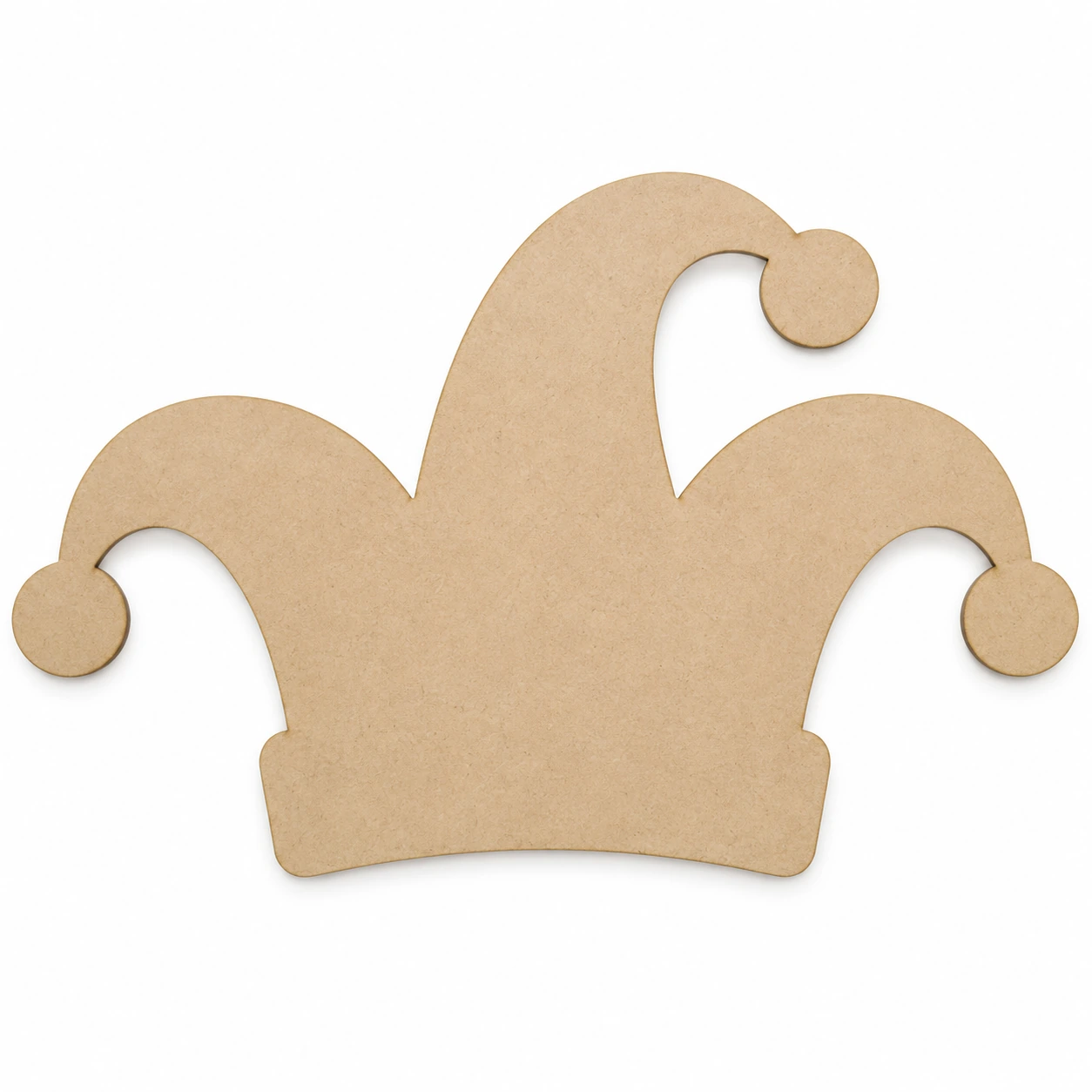 Jester Hat unfinished MDF cutout