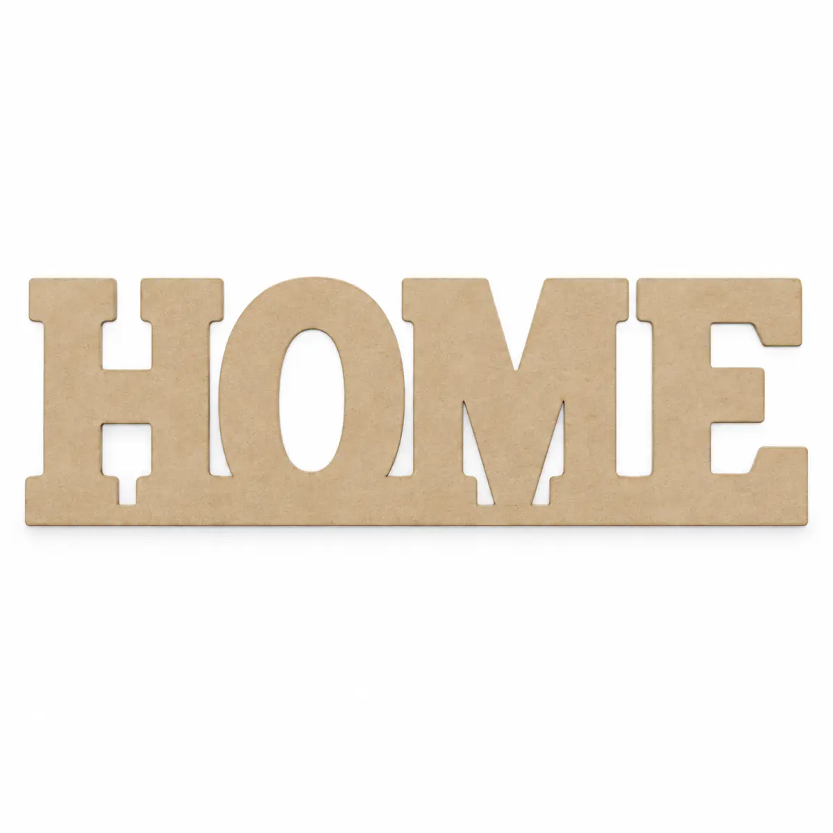 HOME Word Cutout unfinished MDF cutout