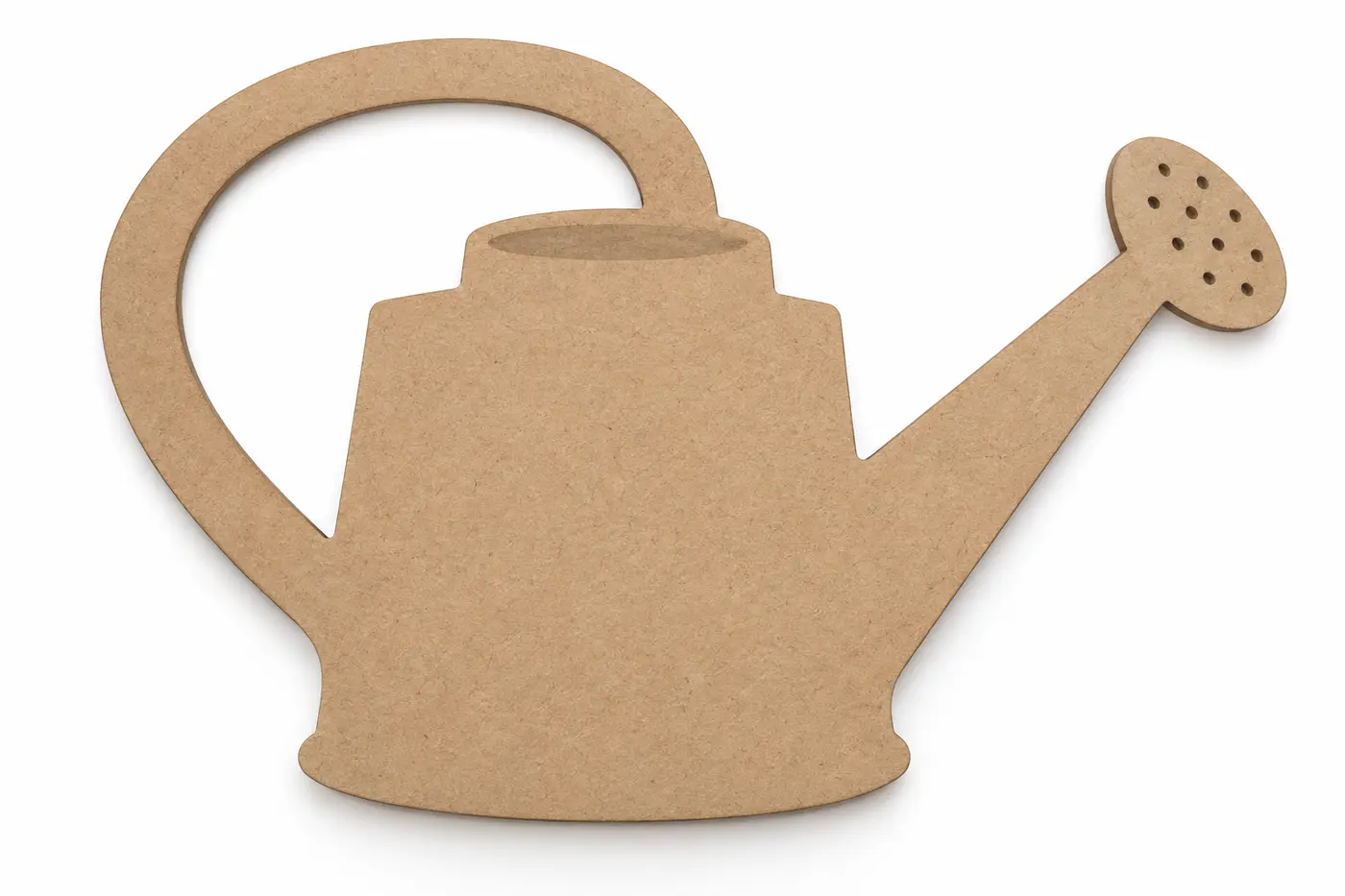 Watering Can unfinished MDF cutout