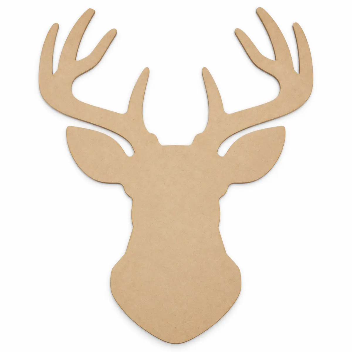 Whitetail Deer Antlers unfinished MDF cutout