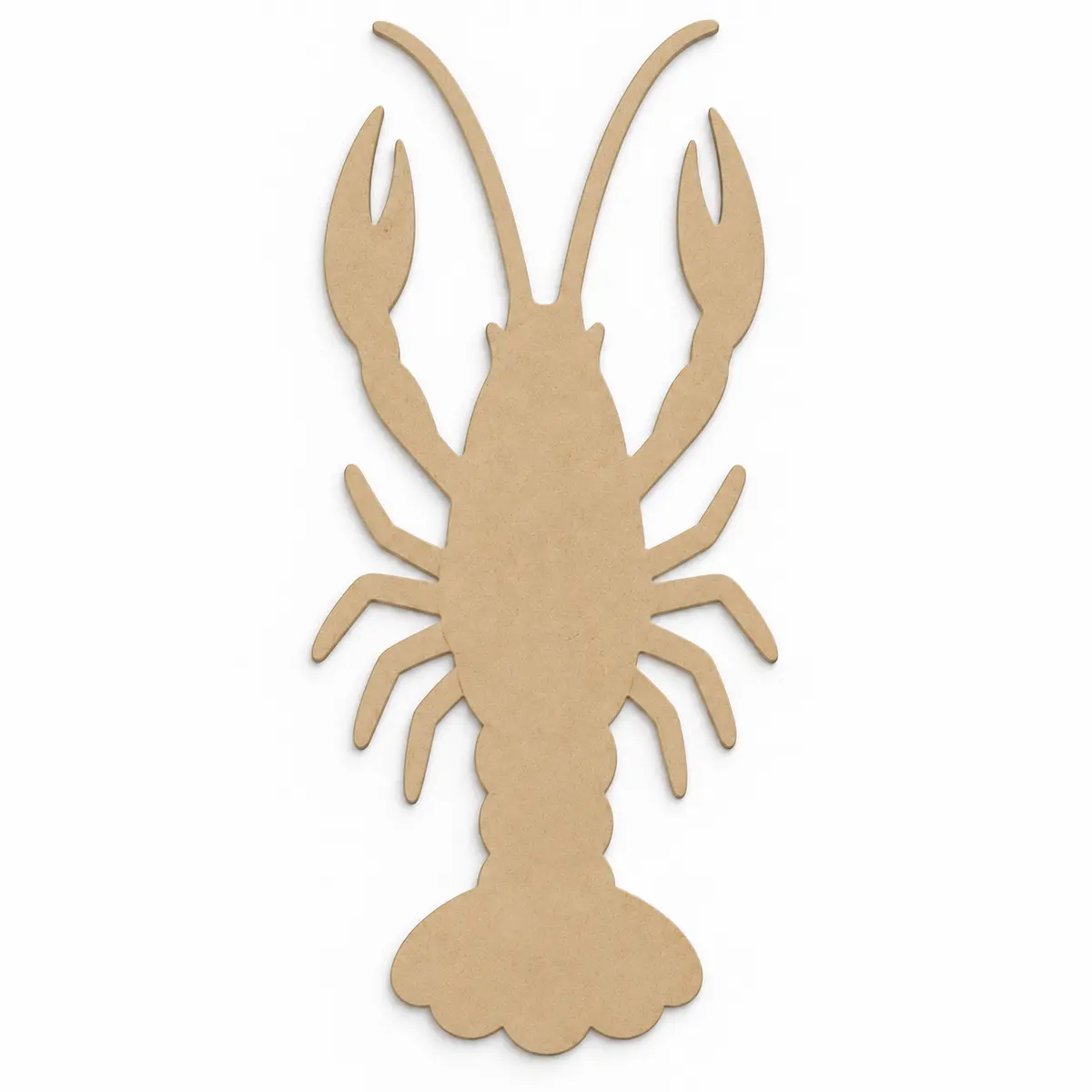 Louisiana Crawfish unfinished MDF cutout
