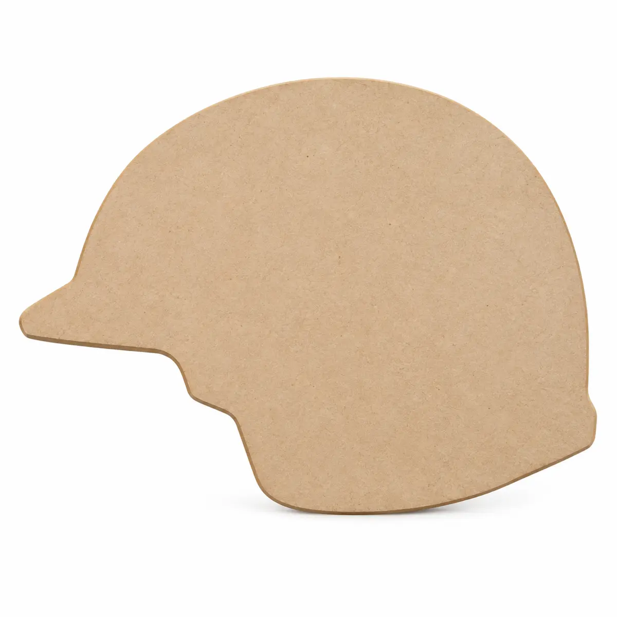 Military Helmet unfinished MDF cutout