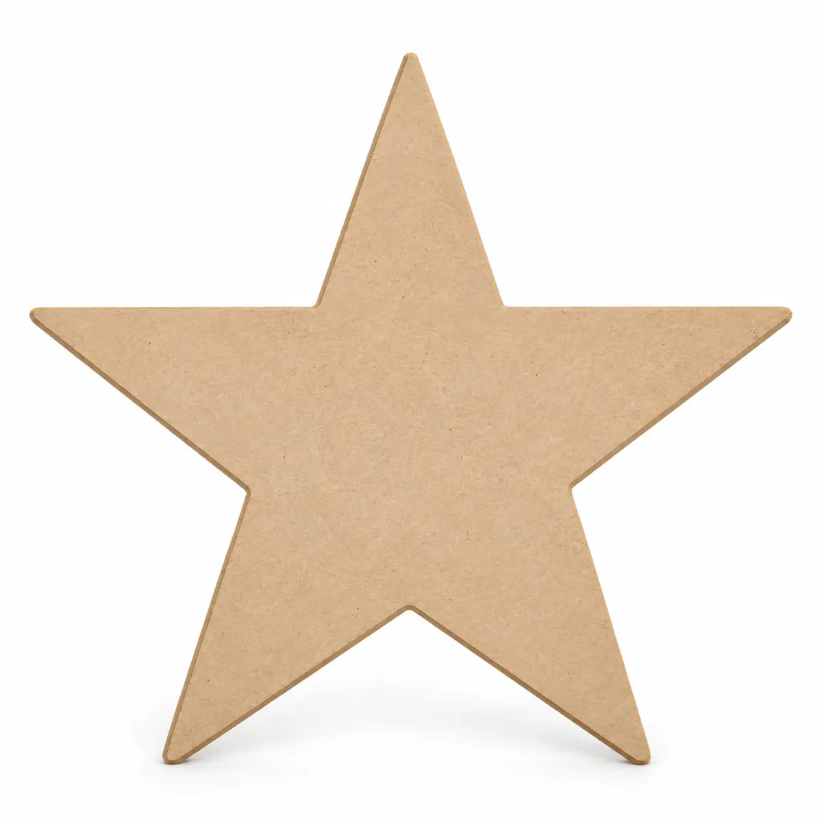 Patriotic Star unfinished MDF cutout