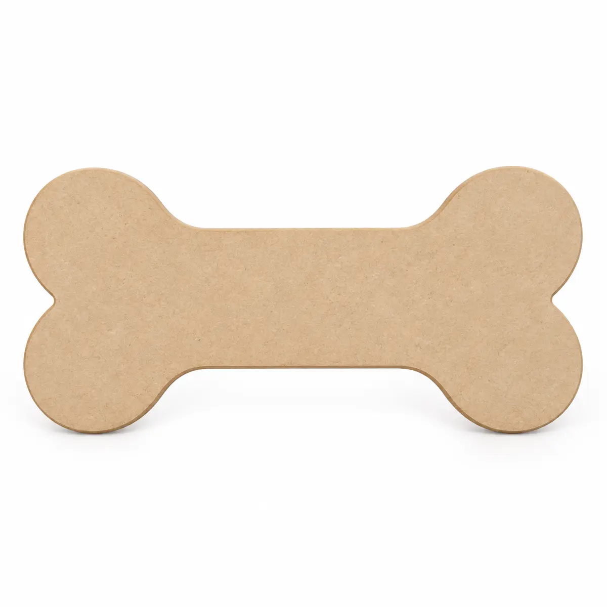 Dog Bone unfinished MDF cutout
