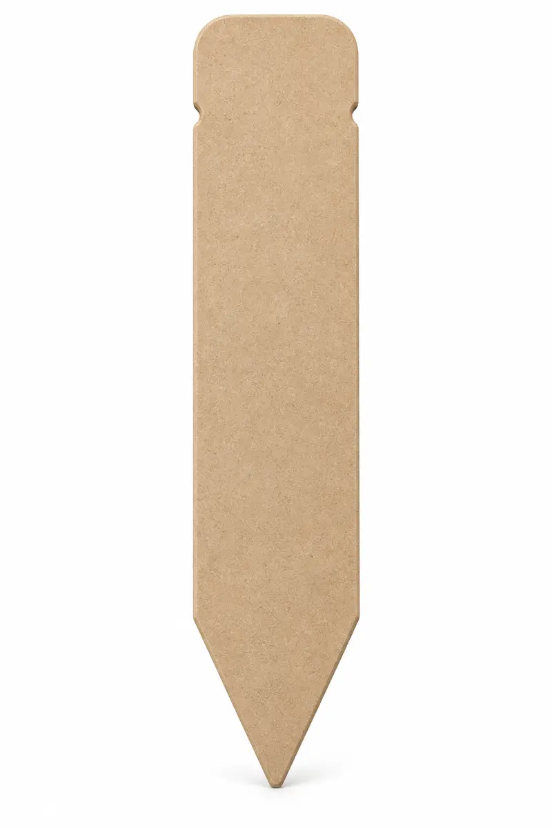 Pencil unfinished MDF cutout