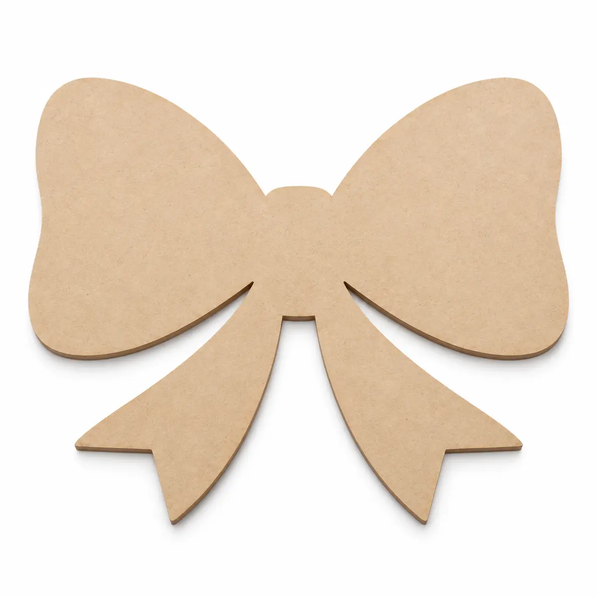 Cheer Bow unfinished MDF cutout